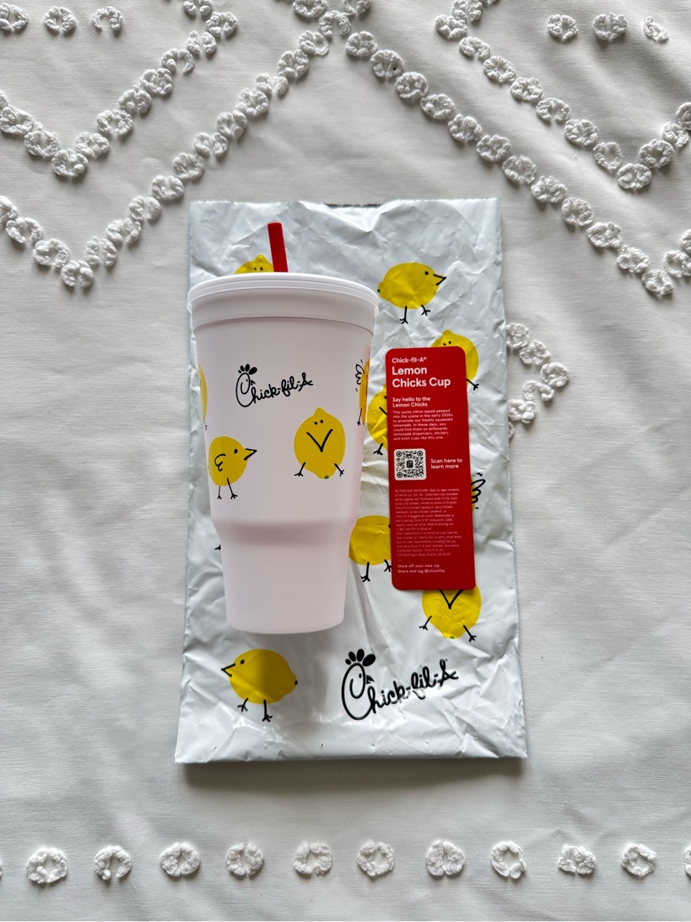 Chick-fil-A Lemon Chicks Plastic Cup